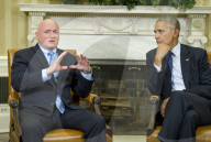 Obama meets astronaut Scott Kelly