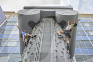Selfridges unveils 40ft climbing column for summer