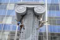 Selfridges unveils 40ft climbing column for summer