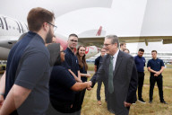 Prime Minister Keir Starmer visits Farnborough Airshow