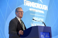 Prime Minister Keir Starmer visits Farnborough Airshow
