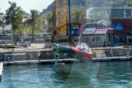 Barcelona - One month to the America's Cup, the facilities and the boats.