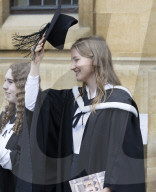 Crown Princess Elisabeth of Belgium at Oxford graduation