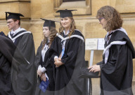 Crown Princess Elisabeth of Belgium at Oxford graduation