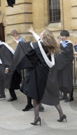 Crown Princess Elisabeth of Belgium at Oxford graduation