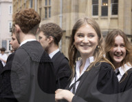 Crown Princess Elisabeth of Belgium at Oxford graduation