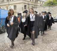 Crown Princess Elisabeth of Belgium at Oxford graduation