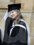 Crown Princess Elisabeth of Belgium at Oxford graduation