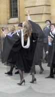 Crown Princess Elisabeth of Belgium at Oxford graduation