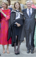 Crown Princess Elisabeth of Belgium at Oxford graduation