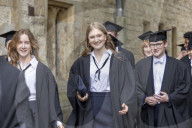 Crown Princess Elisabeth of Belgium at Oxford graduation