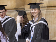 Crown Princess Elisabeth of Belgium at Oxford graduation