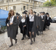 Crown Princess Elisabeth of Belgium at Oxford graduation