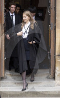 Crown Princess Elisabeth of Belgium at Oxford graduation