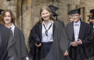 Crown Princess Elisabeth of Belgium at Oxford graduation