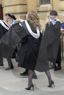 Crown Princess Elisabeth of Belgium at Oxford graduation