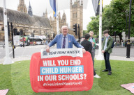 No Child Left Behind Free School Meals Rally in Parliament Square, London, UK