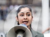 No Child Left Behind Free School Meals Rally in Parliament Square, London, UK