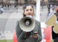 No Child Left Behind Free School Meals Rally in Parliament Square, London, UK