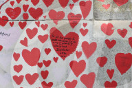 Covid Memorial Wall, London, UK.