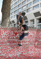 Covid Memorial Wall, London, UK.