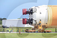 Artemis2 MoonRocket Core Stage Arrives at Kennedy Space Center