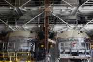 Artemis2 MoonRocket Core Stage Arrives at Kennedy Space Center