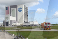 Artemis2 MoonRocket Core Stage Arrives at Kennedy Space Center