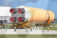 Artemis2 MoonRocket Core Stage Arrives at Kennedy Space Center
