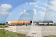 Artemis2 MoonRocket Core Stage Arrives at Kennedy Space Center