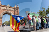 Barcelona - Presentation of the Catalonia Diada demonstration