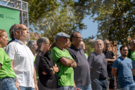Barcelona - Presentation of the Catalonia Diada demonstration