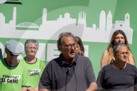 Barcelona - Presentation of the Catalonia Diada demonstration
