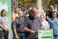 Barcelona - Presentation of the Catalonia Diada demonstration