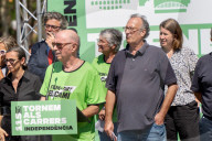 Barcelona - Presentation of the Catalonia Diada demonstration