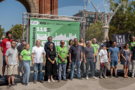 Barcelona - Presentation of the Catalonia Diada demonstration