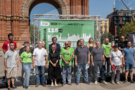 Barcelona - Presentation of the Catalonia Diada demonstration