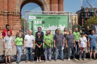 Barcelona - Presentation of the Catalonia Diada demonstration