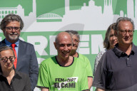 Barcelona - Presentation of the Catalonia Diada demonstration