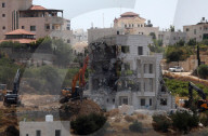 Israeli army demolish West Bank house 