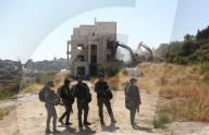 Israeli army demolish West Bank house 