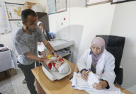 Palestinian children vaccinations