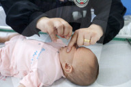 Palestinian children vaccinations