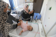 Palestinian children vaccinations