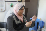 Palestinian children vaccinations