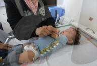 Palestinian children vaccinations