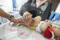 Palestinian children vaccinations