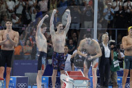 Team USA wins men's 4x100-meter freestyle swim at Paris Olympics