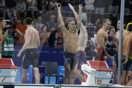 Team USA wins men's 4x100-meter freestyle swim at Paris Olympics