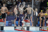 Team USA wins men's 4x100-meter freestyle swim at Paris Olympics